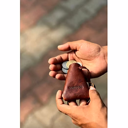leather coin pouch