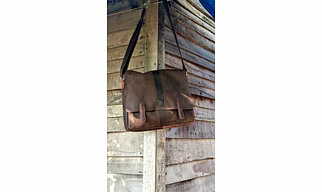 Vintage Leather Shoulder Messenger Bag