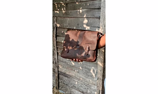 Heritage Leather Satchel Messenger Bag