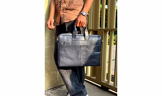 Modern Leather Laptop Briefcase