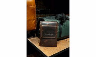 Vintage Leather Crossbody Sling Bag