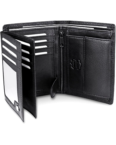 leather coat wallet