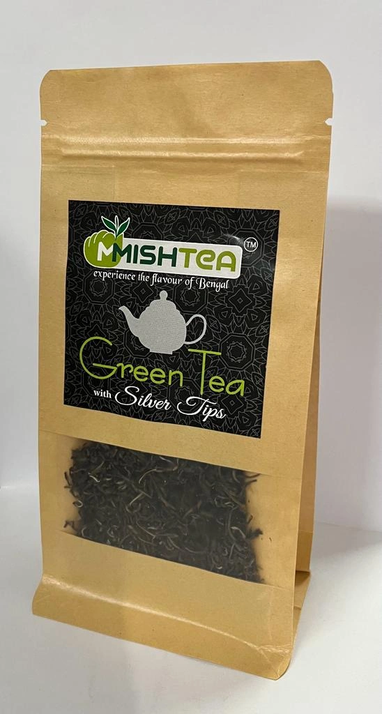 MMISHTEA Green Tea with Silver Tips (Tin Caddy Box) 75 grams-180-3