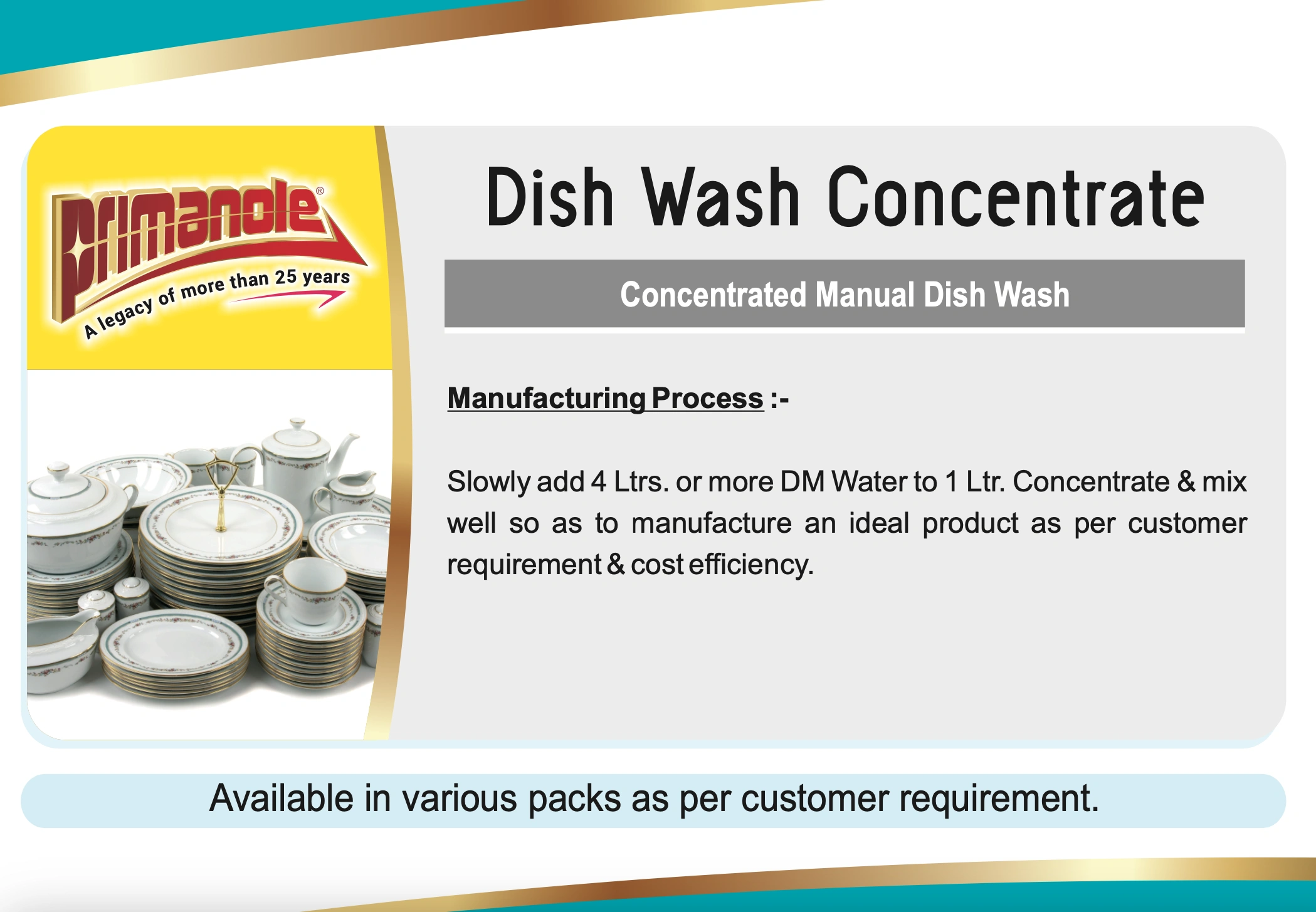 Dish Wash Concentrate Gel-2