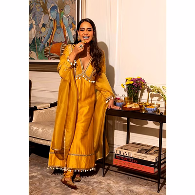 ynf elegant rangoly silk ensemble with kodi embroidery & organza dupatta