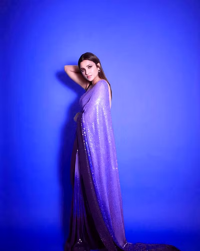Vichitra Silk Saree with Piping With Blouse Piecs-RNC5111
