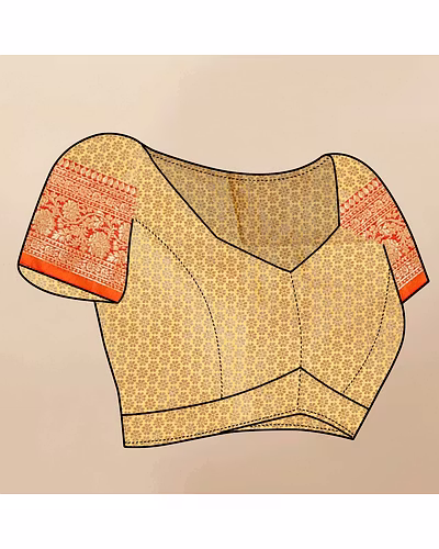 Soft Katan Silk Saree with Rich Zari Weaving Design, Border, and Tassels, Silk Blouse Included-Yellow-4