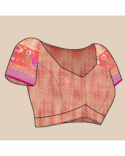 Soft Kanjivaram Silk Saree with Rich Zari Weaving and Tassel-Embellished Pallu-Rama-5