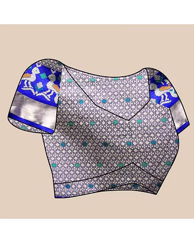 Soft Organza Silk Saree with Meenakari Design, Rich Zari Pallu, and Contrast Border-Pink-5