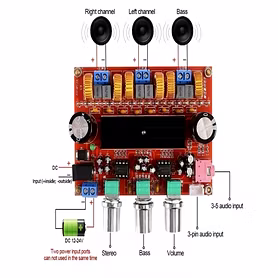 Tpa3116 2.1 sub amp module