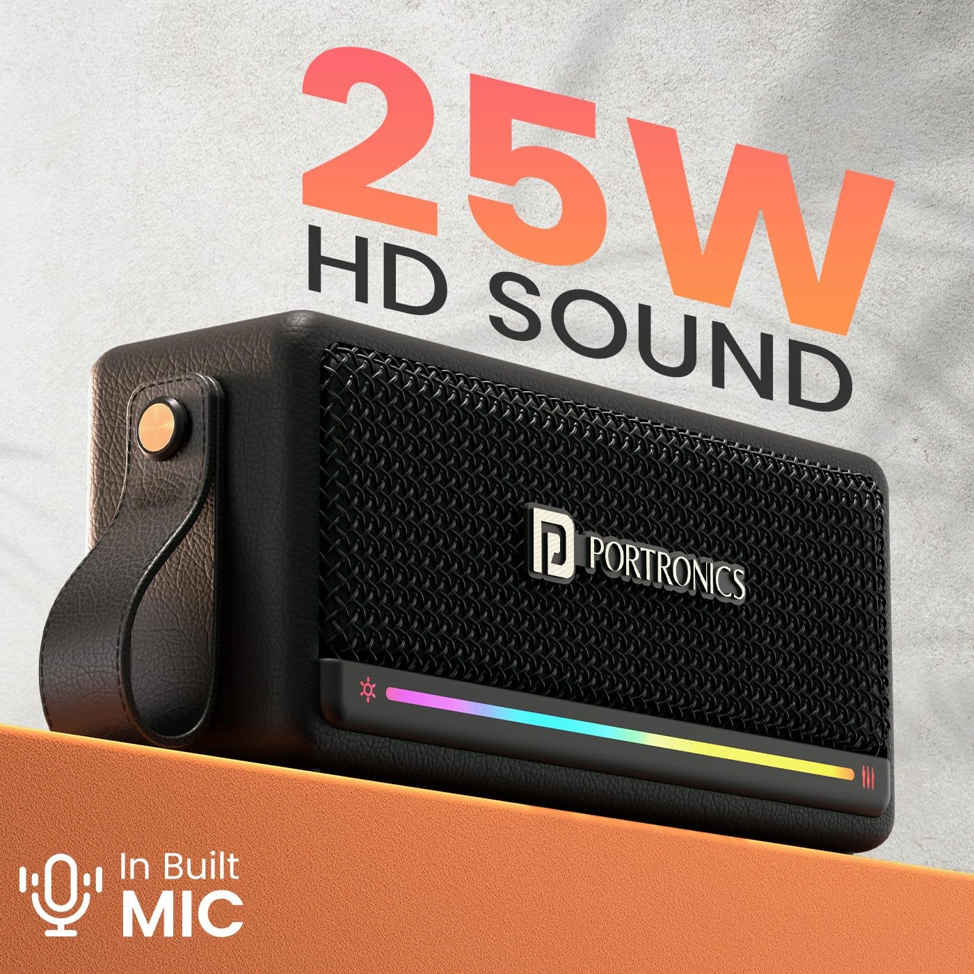 Portronics Harmony Mini 25W HD Premium Portable Bluetooth Speaker-12610888