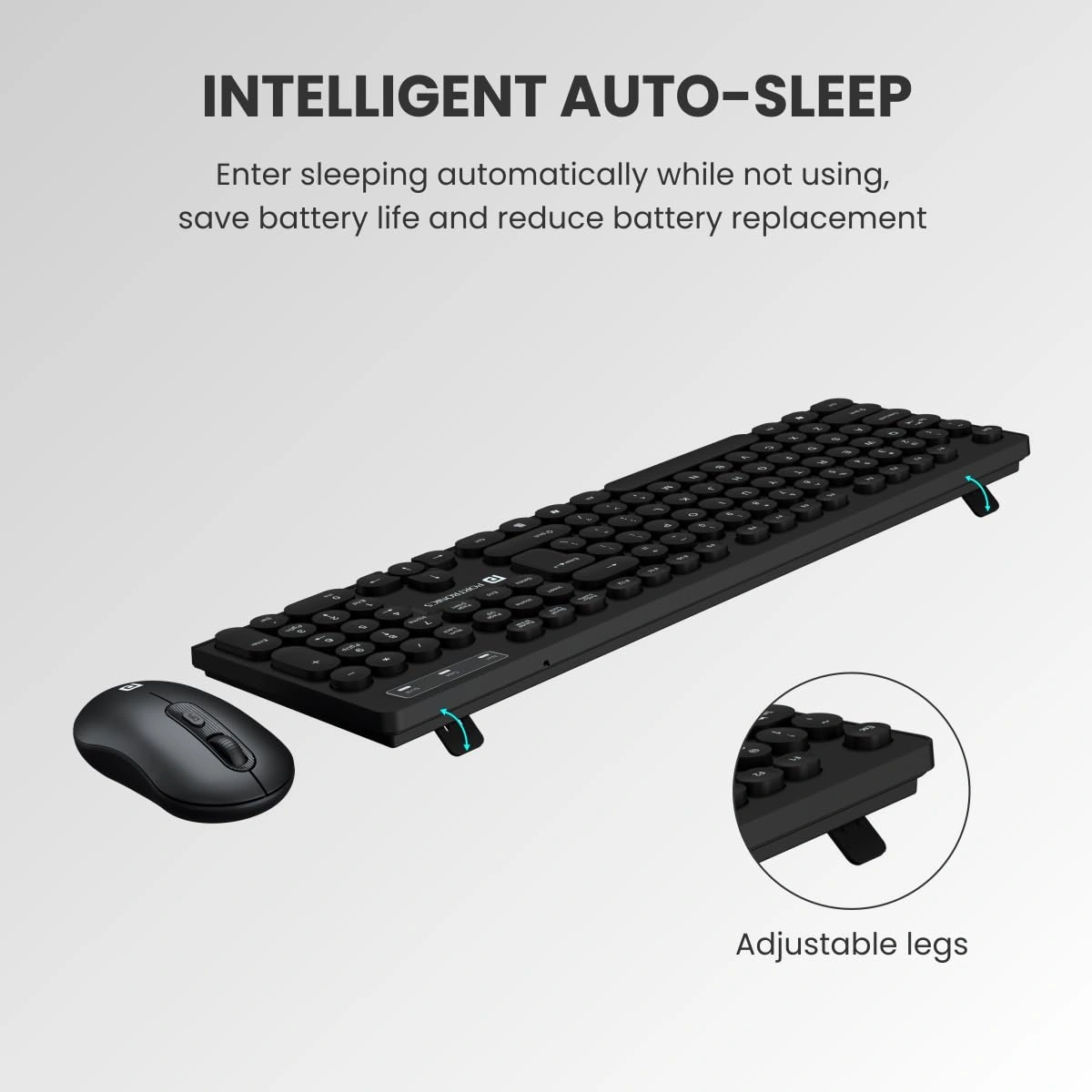 Portronics Key6 Combo Wireless Keyboard and Mouse Set-2