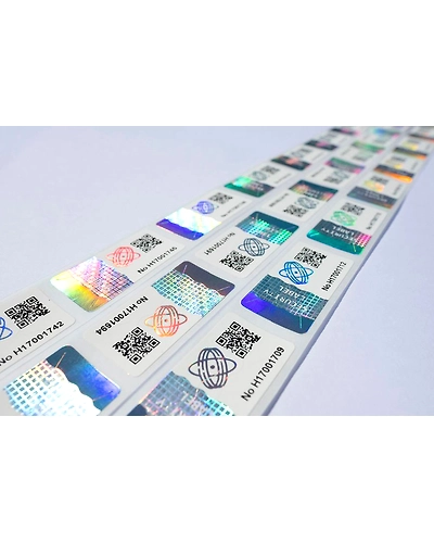 Security Label - Paper Label with Hologram-12610674