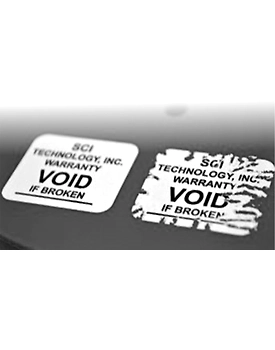 Ultra Destructible Vinyl (UDV) Labels