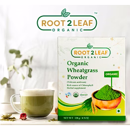 root2leaf organic organic wheat grass powder