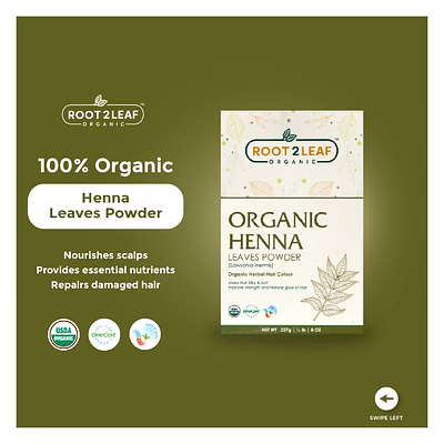 root2leaf organic organic henna leaves powder