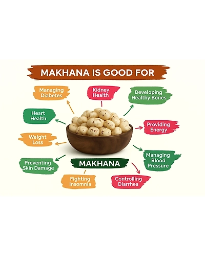 Roasted Makhana - Premium Grade Foxnut-1