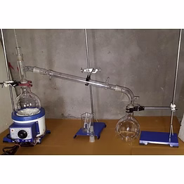 borosilicate glass steam distillation apparatus for laboratory & educational use