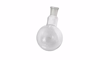 Round Bottom Flask with Standard Joint 1000ml Capacity  Single Neck 24/29mm Borosilicate Glass Laboratory Flask