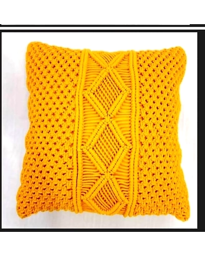 Handmade Macrame Cushion Cover-3