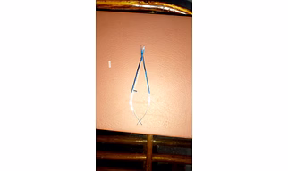 Titanium cornial scissors