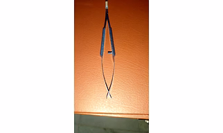 Barraquer Needle holder fine  titanium
