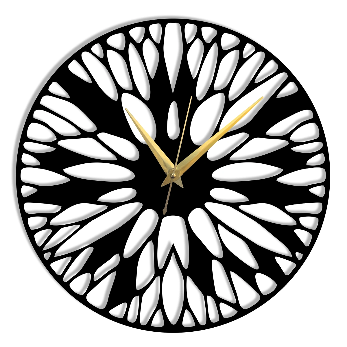 Trademubarak Metal Analog Wall Clock, Stylish Clock for Living Room, Home Decor-12612766