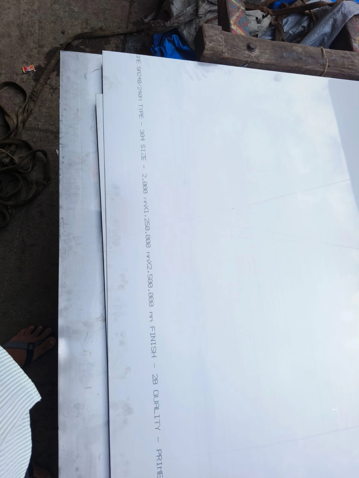 Stainless steel sheet 304 grade  2b finish-12616830