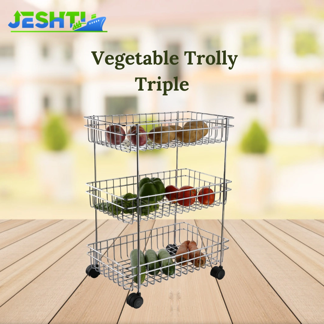 Multipurpose Vegetable Trolley 3 Tier-1