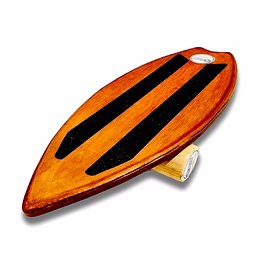 wooden balancing board