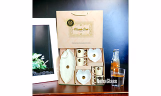 Masala chai ceramic  4+3 Gift set