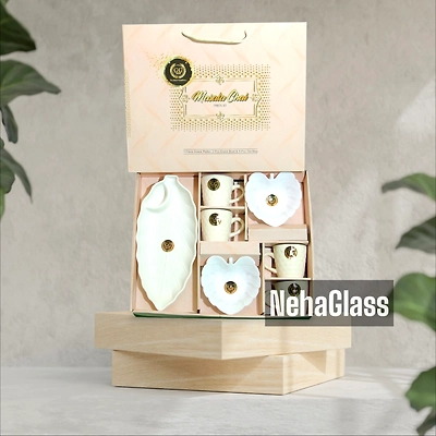 Masala chai ceramic  4+3 Gift set-2