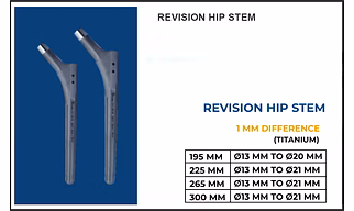 REVISION HIP STEM
