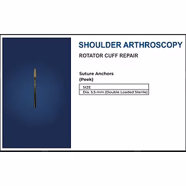 orthotech india pvt ltd rotator cuff repair (peek)
