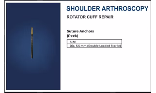 ROTATOR CUFF REPAIR (PEEK)