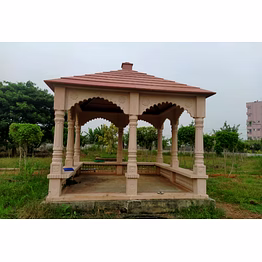 sandstone gazebo
