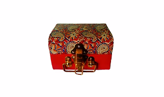 kalamkari Metal Trunk