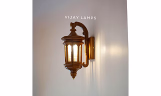 WONDERLA TEAK WOODEN WALL LAMP