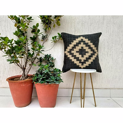 jute wool kilim cushion covers