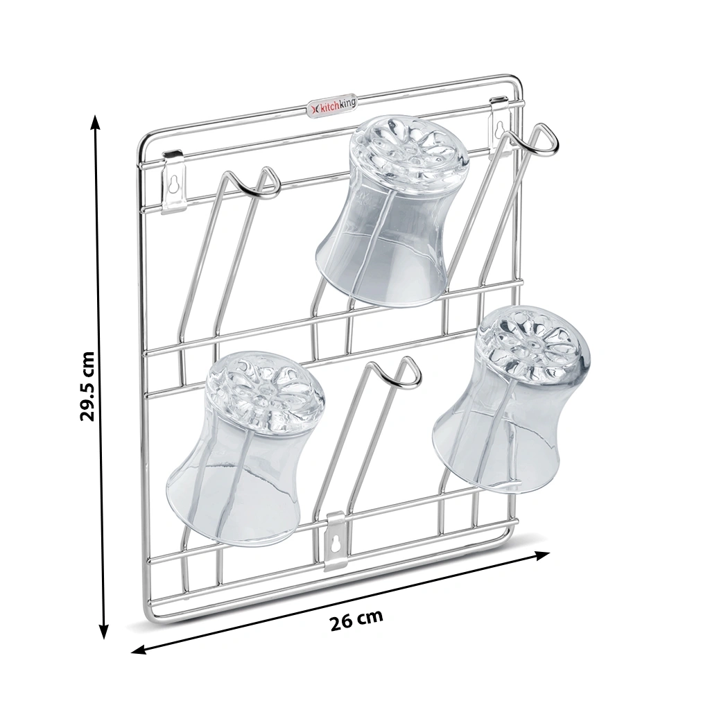 Glass Rack-Silver-Stainlesssteel-1