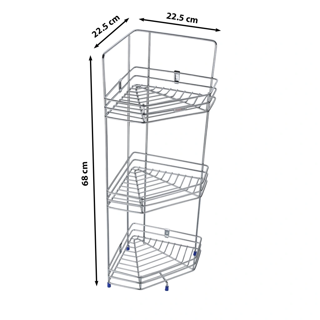 Diamond Corner Tripple-Silver-Tripple-Stainlesssteel-2