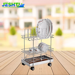 kitchking kitchen trolley 3 tier