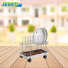 kitchking kitchen trolley 2 tier