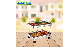 Vegetable Trolley Perforated Double