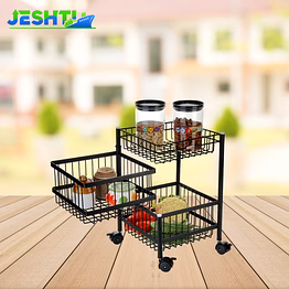 kitchking rotating trolley wire 3 tier