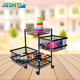kitchking rotating trolley wire 4 tier