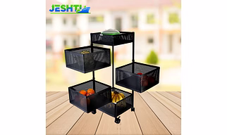 Rotating Trolley Perforated 5 Tier