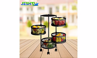 Rotating Trolley Round 4 Tier