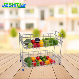 kitchking vegetable stand trolley double