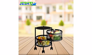 Rotating Trolley Round 2 Tier